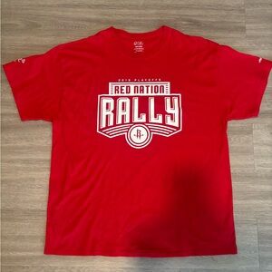 Rockets 2016 Playoff Red Nation Rally T-Shirt